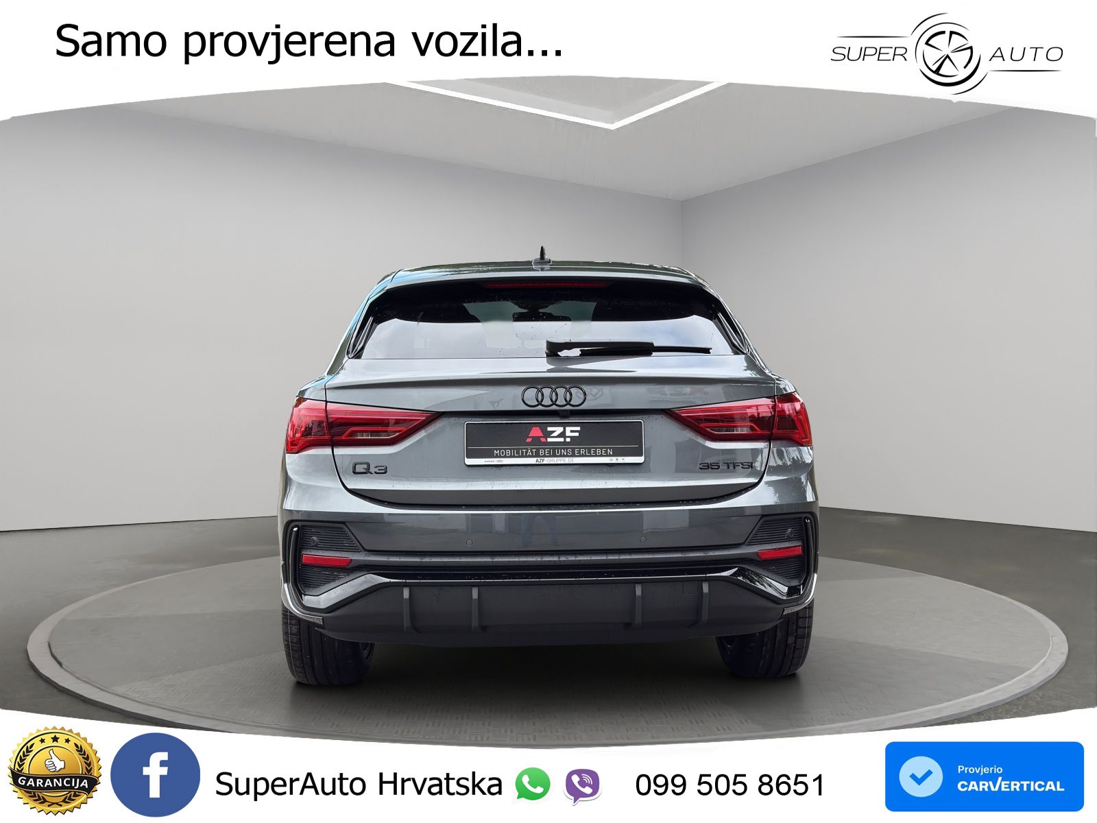 Audi Q3 II Sportback 35 TFSI (150 KS) S tronic S line LED+GR SJED+ACC
