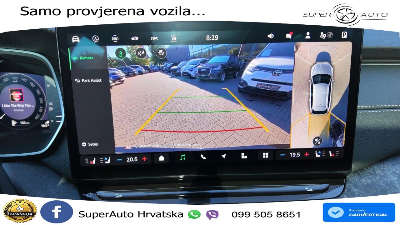 Škoda Octavia Combi 2.0 TDI (150 KS) DSG MATRIX+GR SJED+KAM