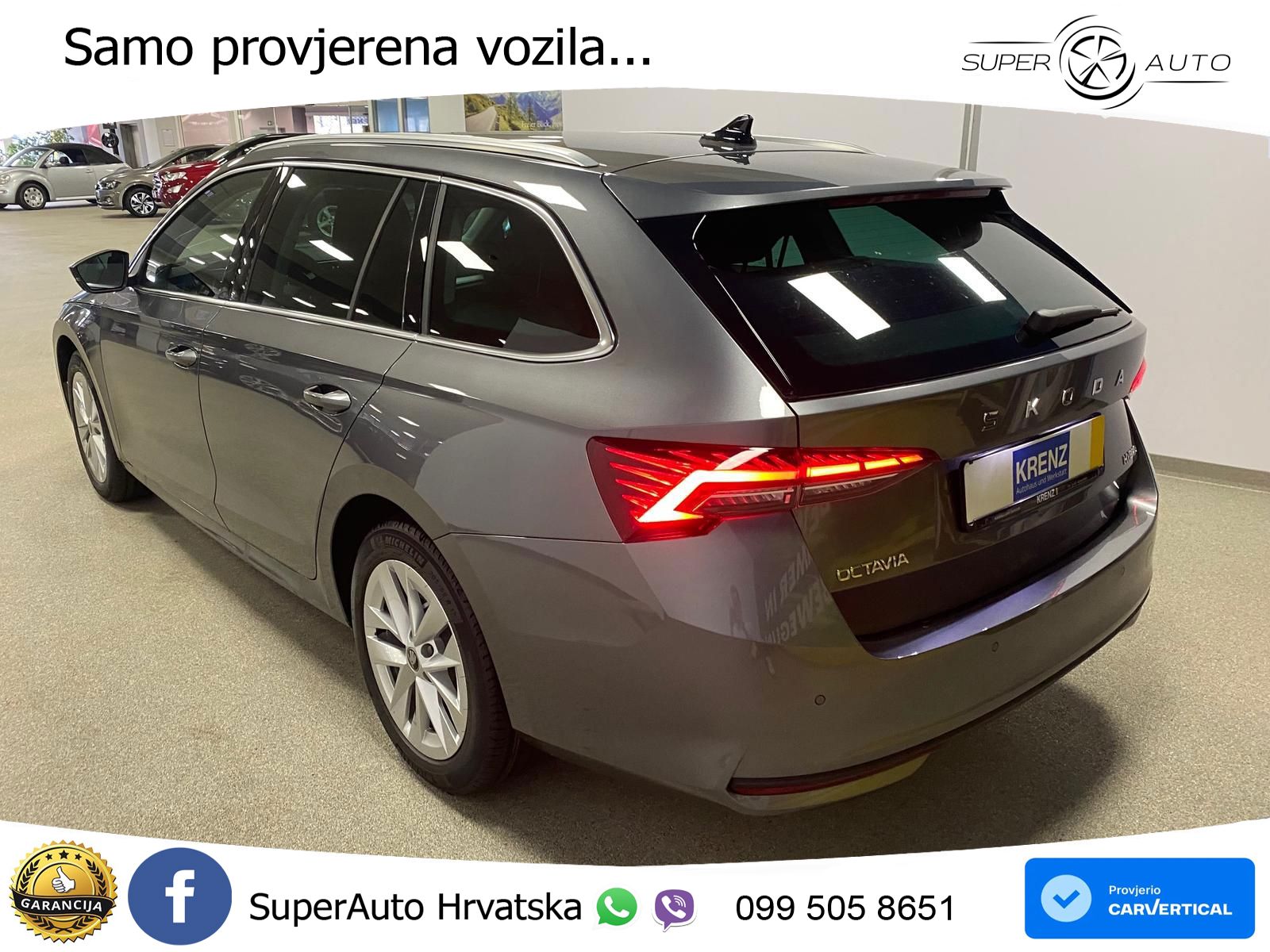 Škoda Octavia Combi 1.5 TSI (150 KS) DSG Selection LED+GR SJED+ACC