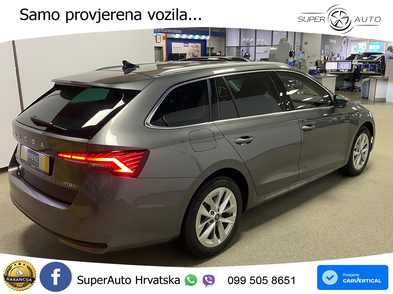 Škoda Octavia Combi 1.5 TSI (150 KS) DSG Selection LED+GR SJED+ACC