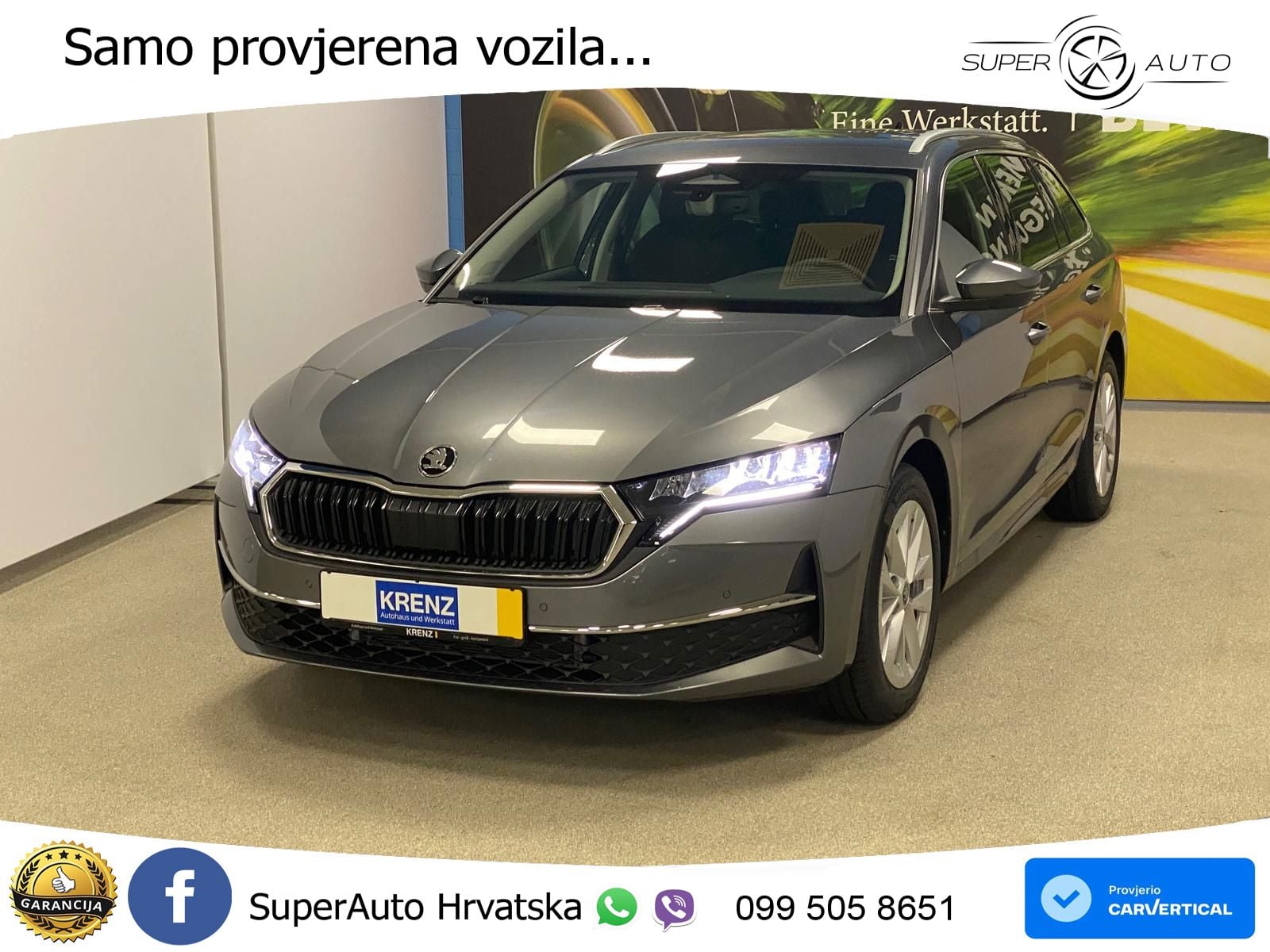 Škoda Octavia Combi 1.5 TSI (150 KS) DSG Selection LED+GR SJED+ACC