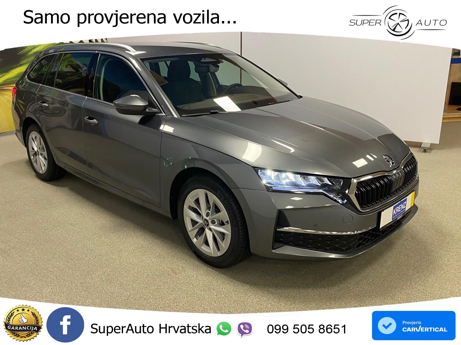 Škoda Octavia Combi 1.5 TSI (150 KS) DSG Selection LED+GR SJED+ACC