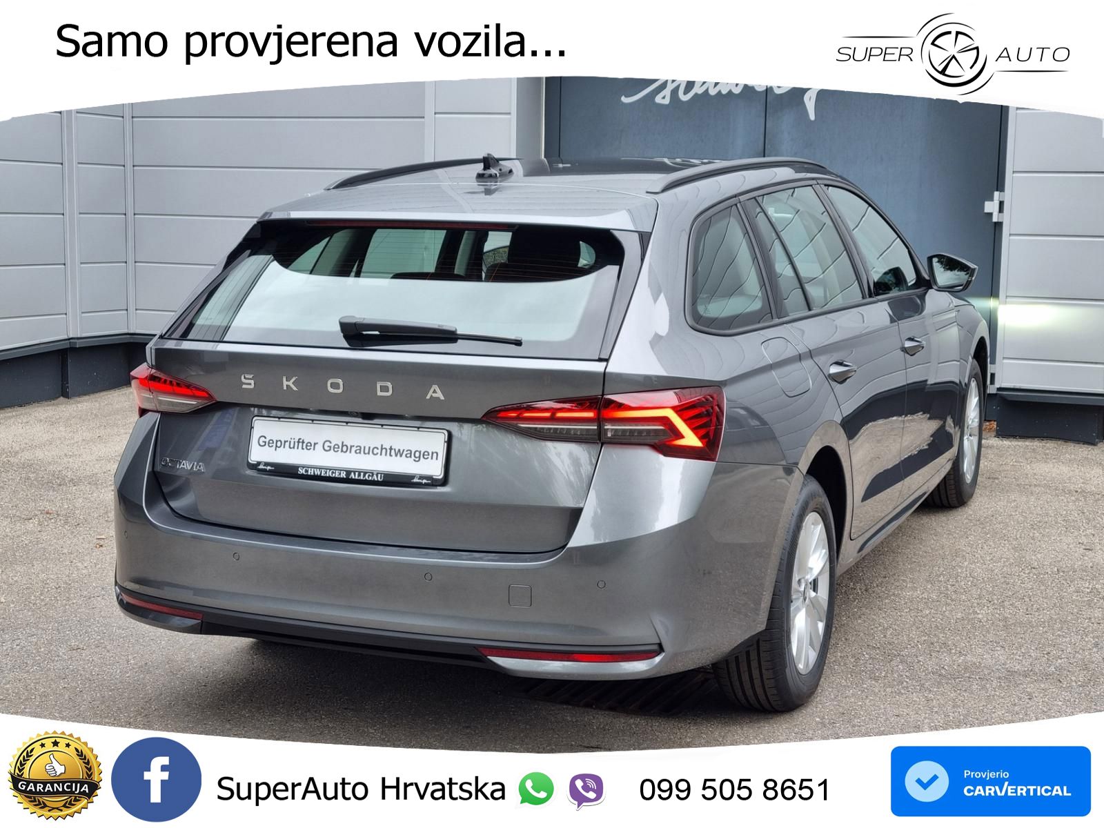 Škoda Octavia Combi 2.0 TDI (150 KS) DSG Selection MATRIX+GR SJED+KAM