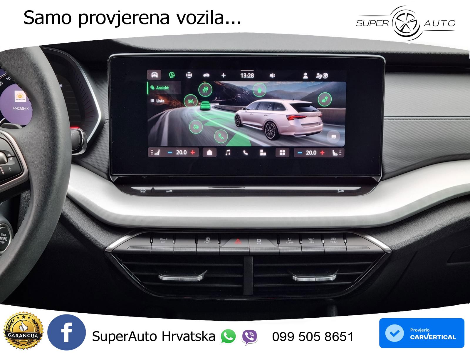 Škoda Octavia Combi 2.0 TDI (150 KS) DSG Selection MATRIX+GR SJED+KAM