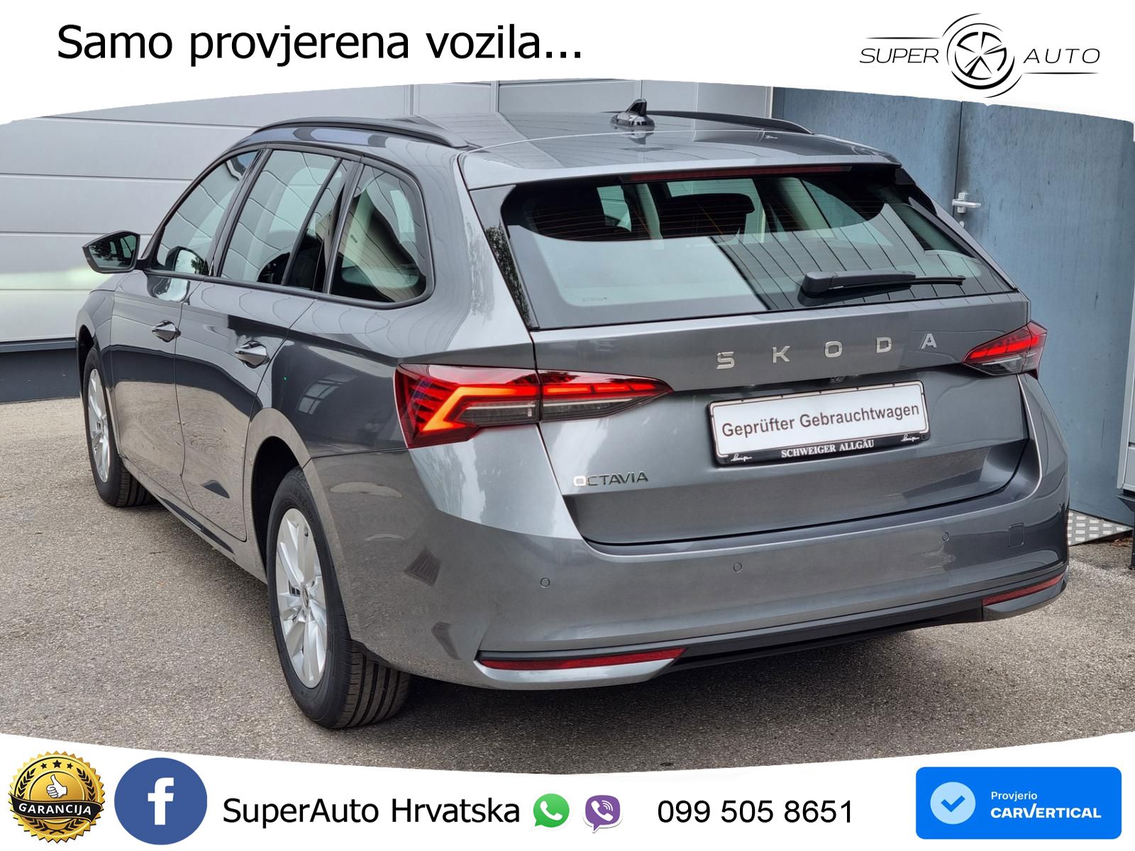 Škoda Octavia Combi 2.0 TDI (150 KS) DSG Selection MATRIX+GR SJED+KAM