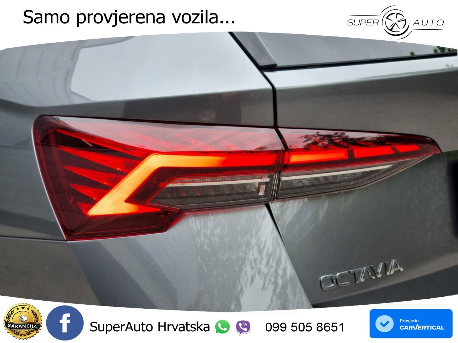 Škoda Octavia Combi 2.0 TDI (150 KS) DSG Selection MATRIX+GR SJED+KAM