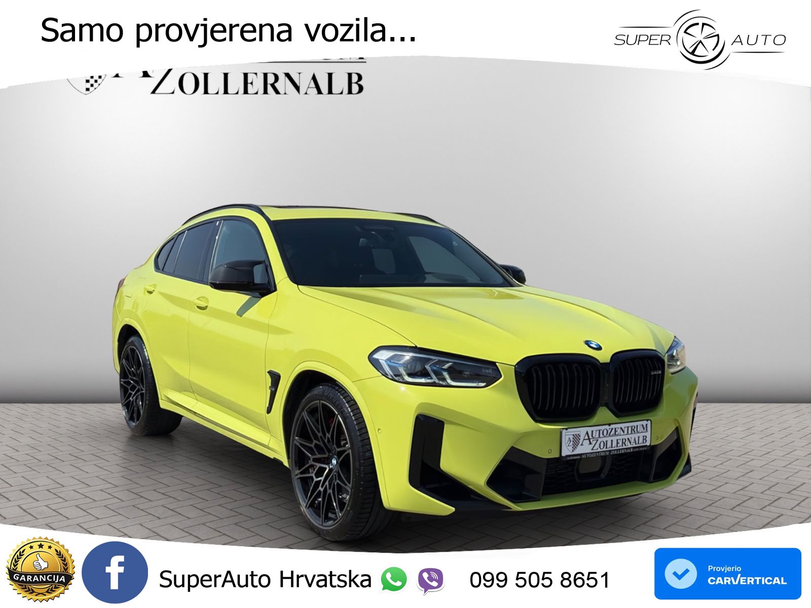 BMW X4 M Competition 3.0 (510 KS) xDrive Steptronic ACC+HEAD+GR SJED+360+PANO