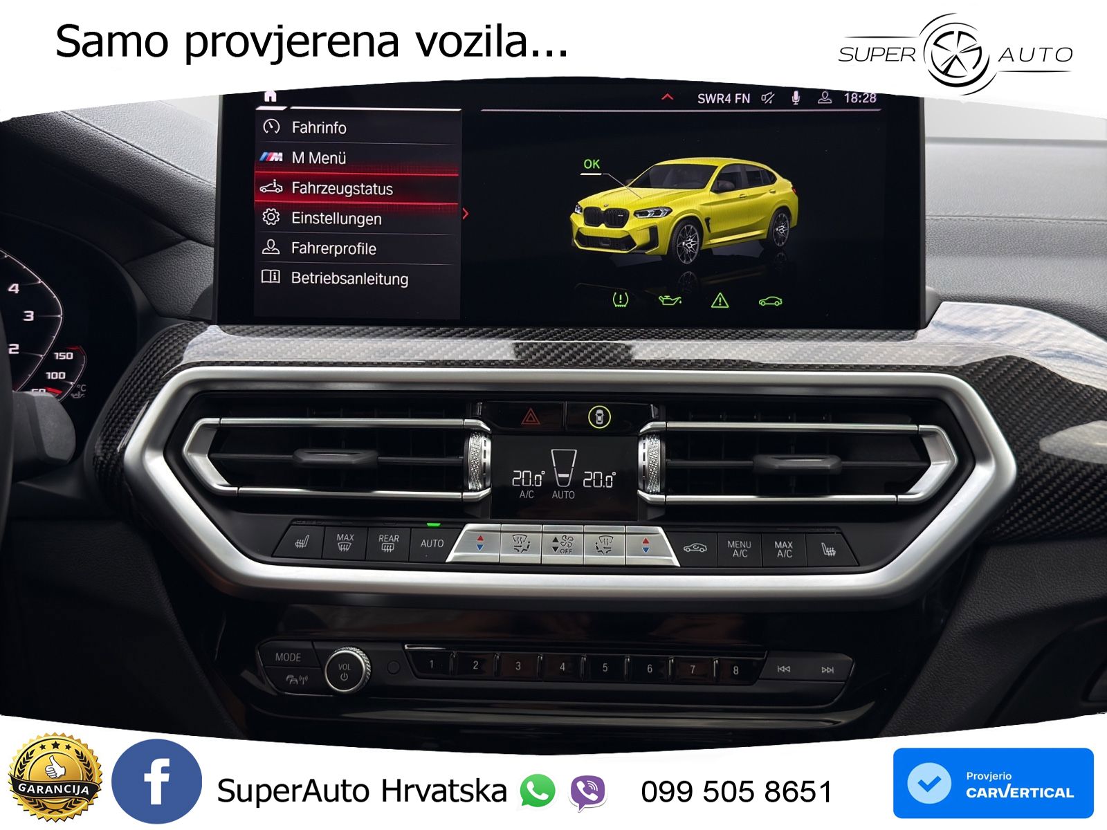 BMW X4 M Competition 3.0 (510 KS) xDrive Steptronic ACC+HEAD+GR SJED+360+PANO