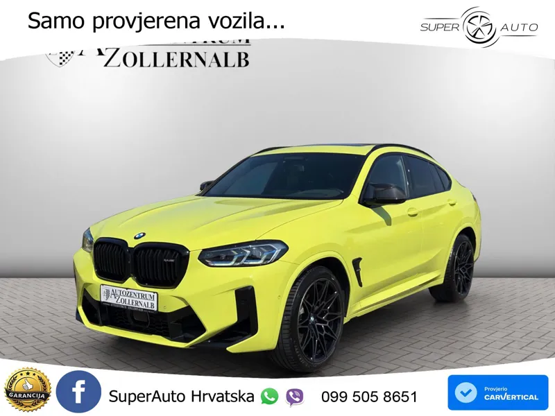 BMW X4 M Competition 3.0 (510 KS) xDrive Steptronic ACC+HEAD+GR SJED+360+PANO