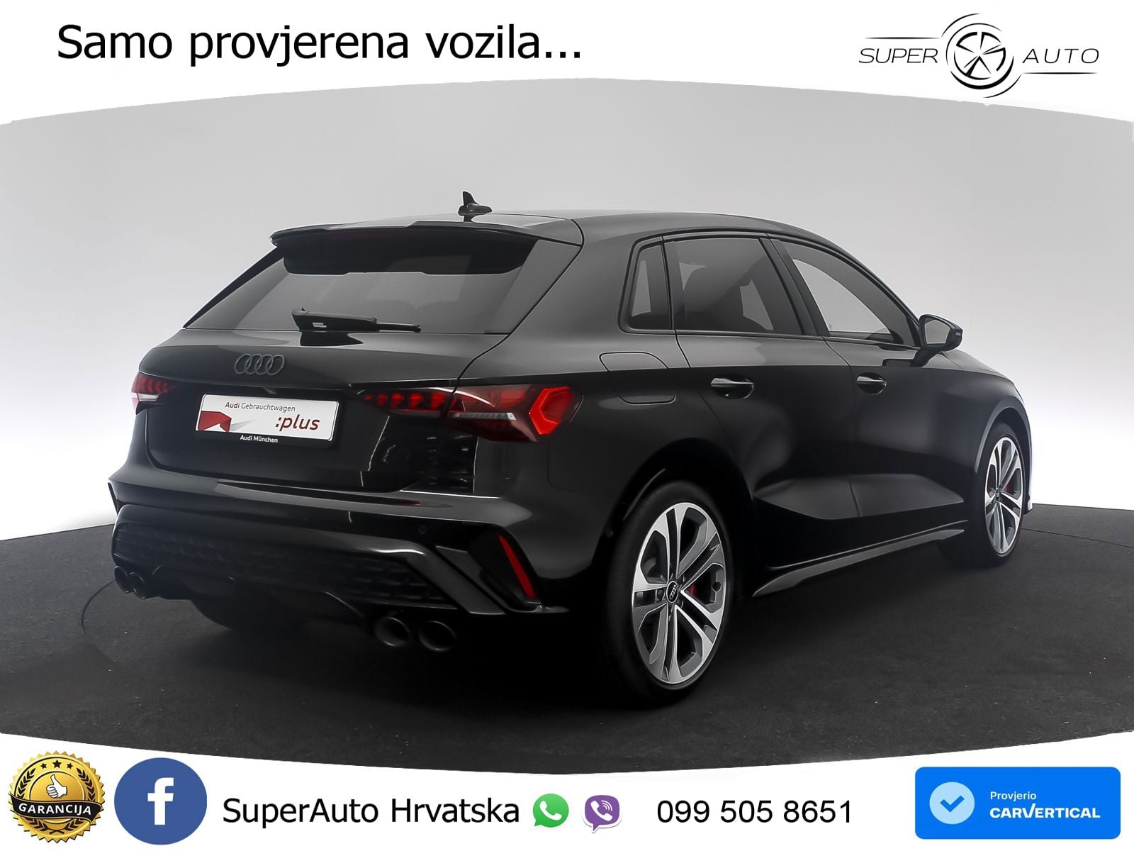 Audi S3 2.0 TFSI (333 KS) quattro S tronic MATRIX+GR SJED+KAM
