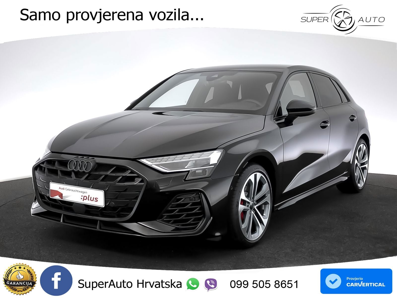 Audi S3 2.0 TFSI (333 KS) quattro S tronic MATRIX+GR SJED+KAM