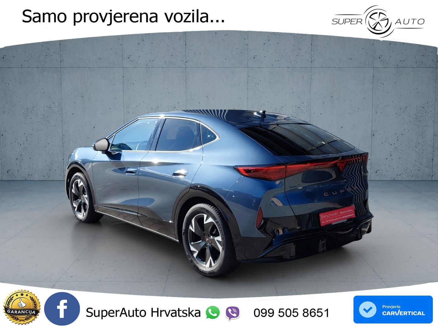 Cupra Tavascan 82 kWh (286 KS) LED+GR SJED+ACC