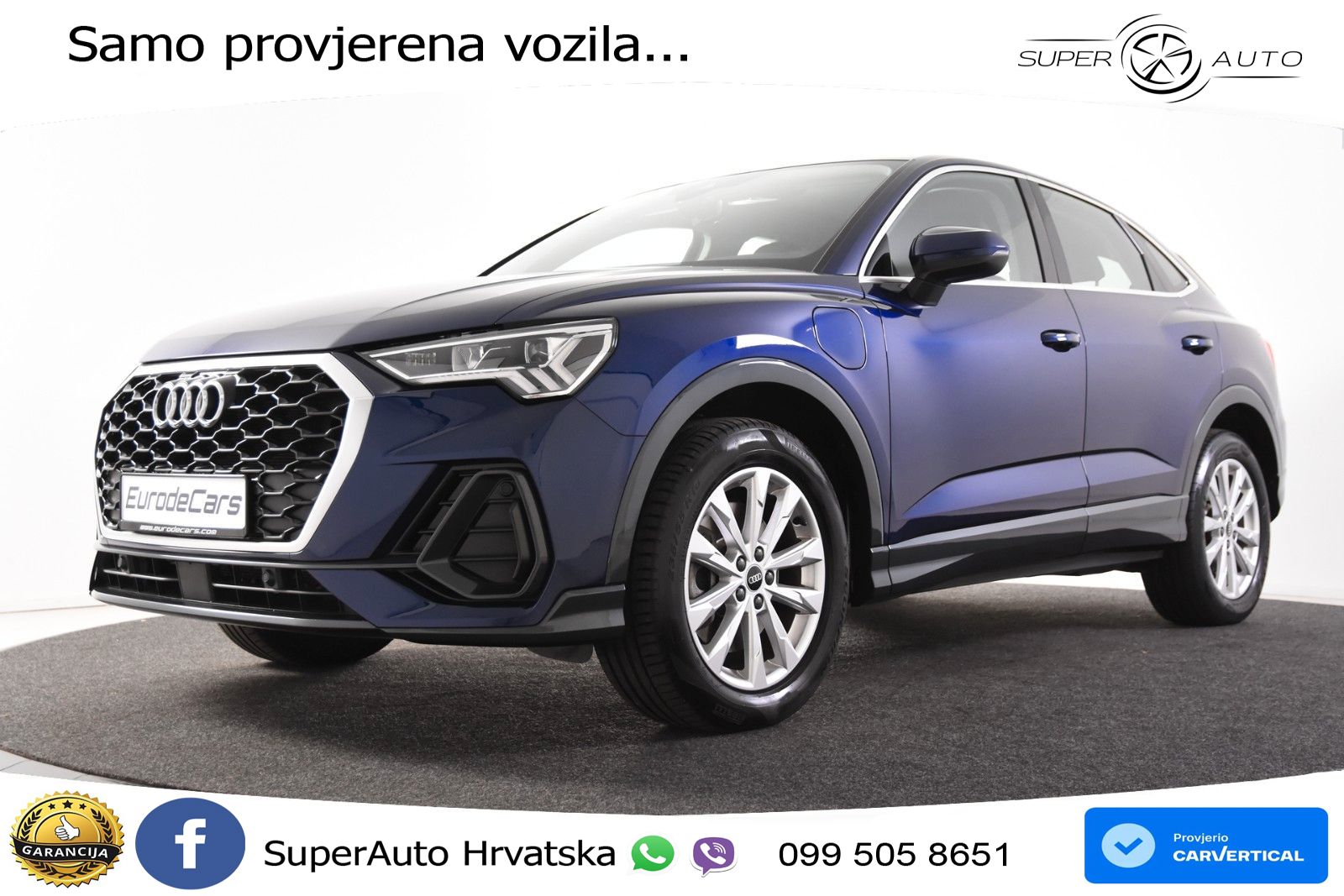 Audi Q3 45 TFSIe (245 KS) S tronic LED+GR SJED+ACC
