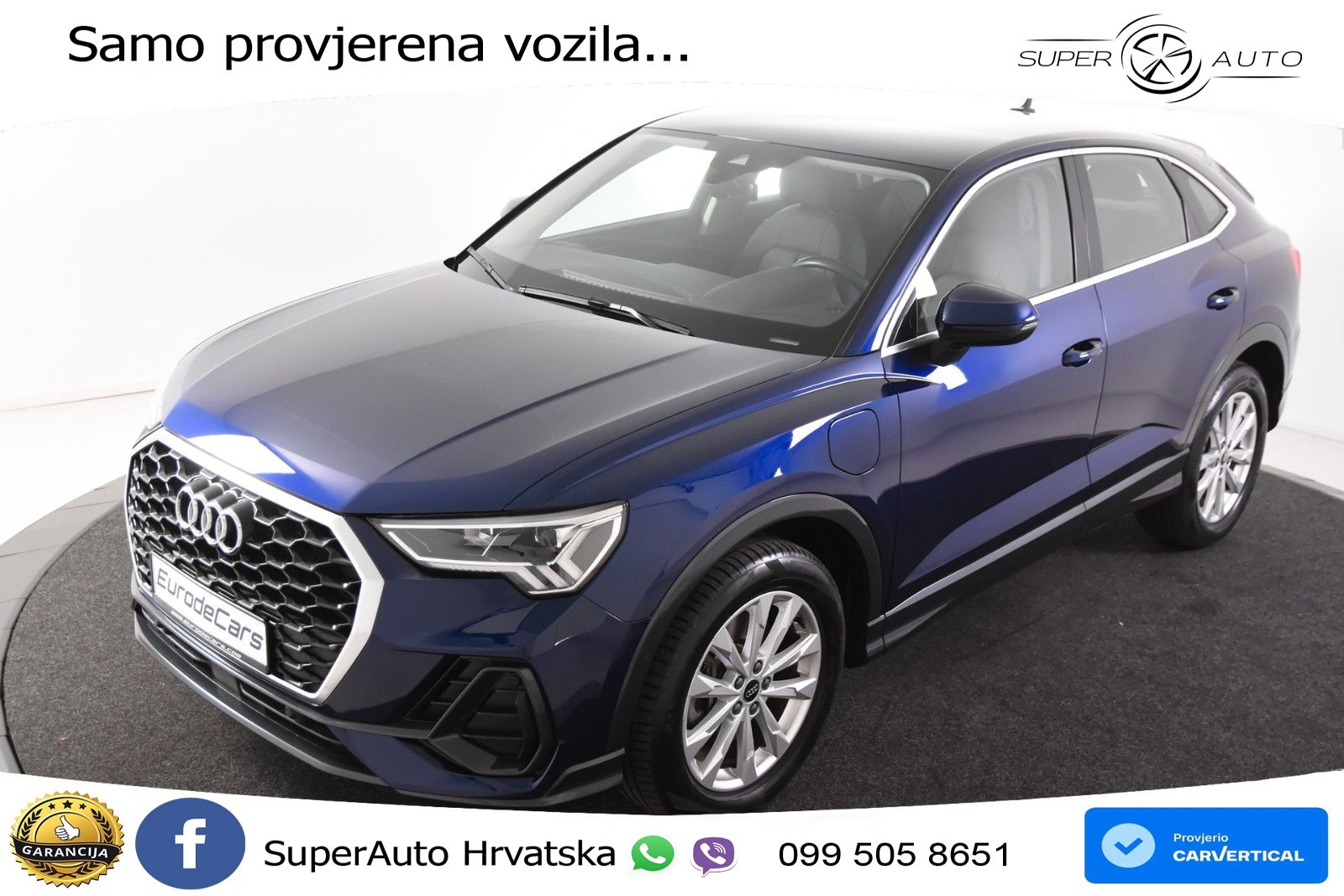 Audi Q3 45 TFSIe (245 KS) S tronic LED+GR SJED+ACC