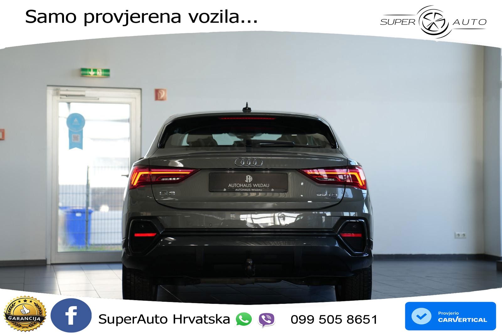 Audi Q3 Sportback 35 TDI (150 KS) quattro S tronic MATRIX+GR SJED+KAM