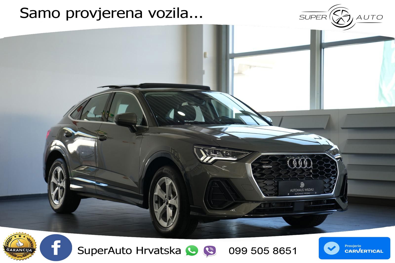 Audi Q3 Sportback 35 TDI (150 KS) quattro S tronic MATRIX+GR SJED+KAM