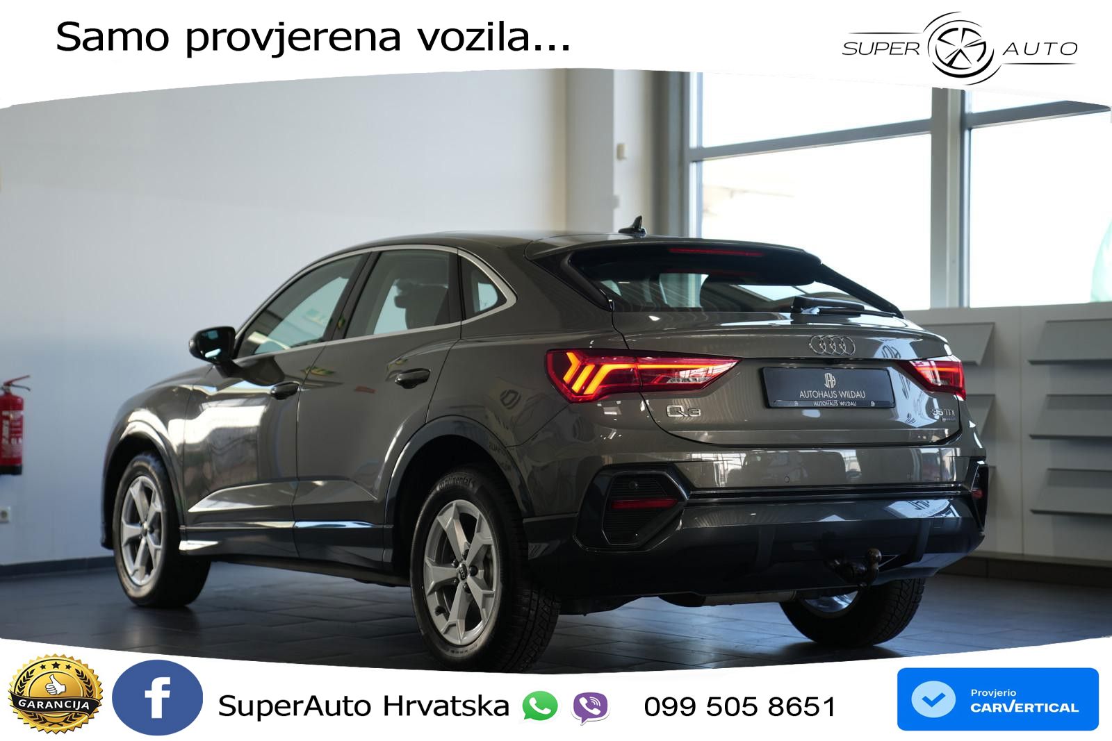 Audi Q3 Sportback 35 TDI (150 KS) quattro S tronic MATRIX+GR SJED+KAM