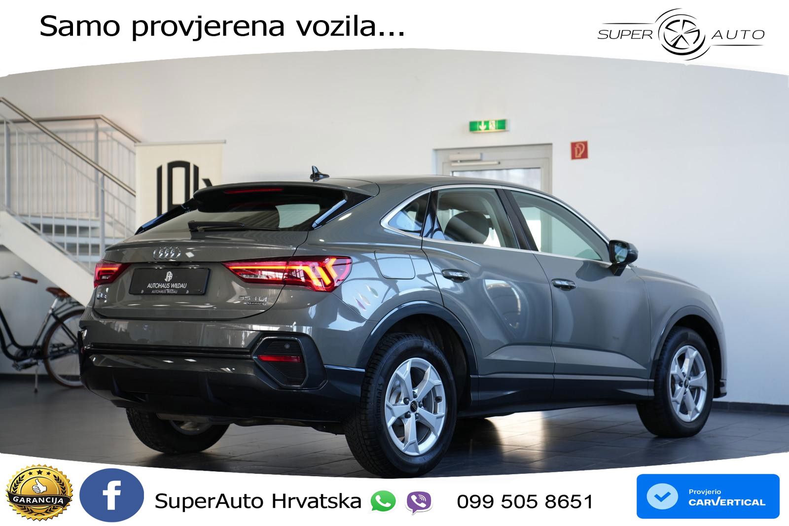 Audi Q3 Sportback 35 TDI (150 KS) quattro S tronic MATRIX+GR SJED+KAM