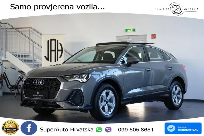 Audi Q3 Sportback 35 TDI (150 KS) quattro S tronic MATRIX+GR SJED+KAM