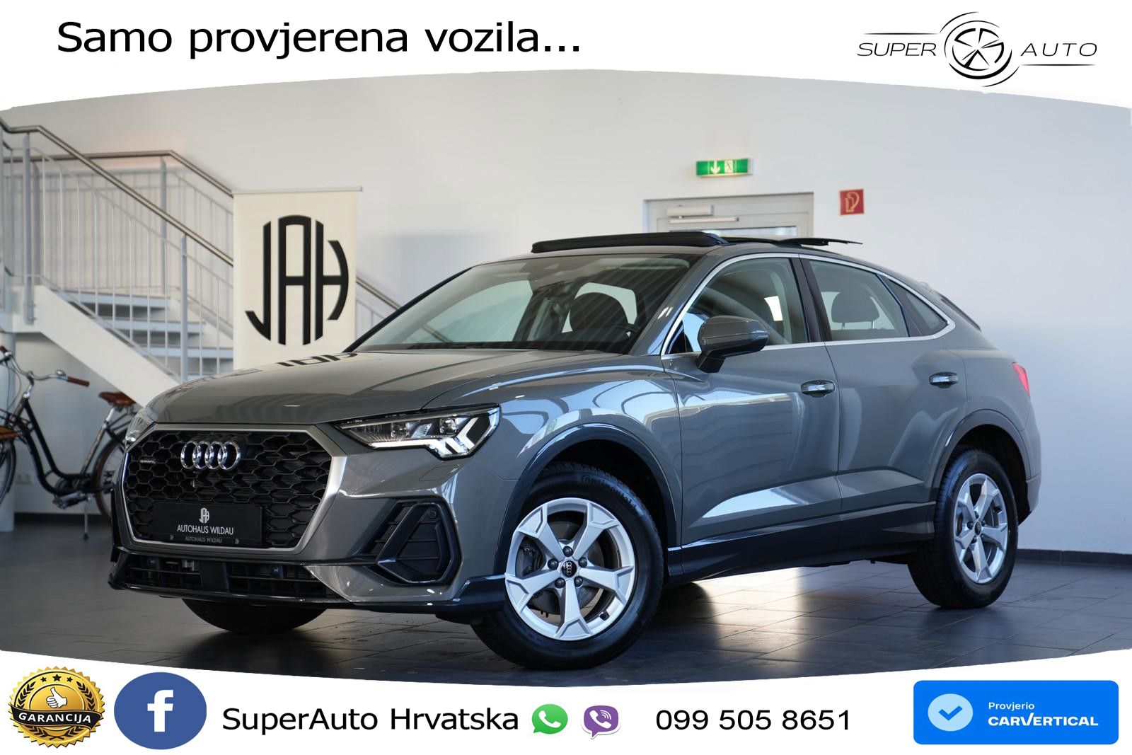 Audi Q3 Sportback 35 TDI (150 KS) quattro S tronic MATRIX+GR SJED+KAM