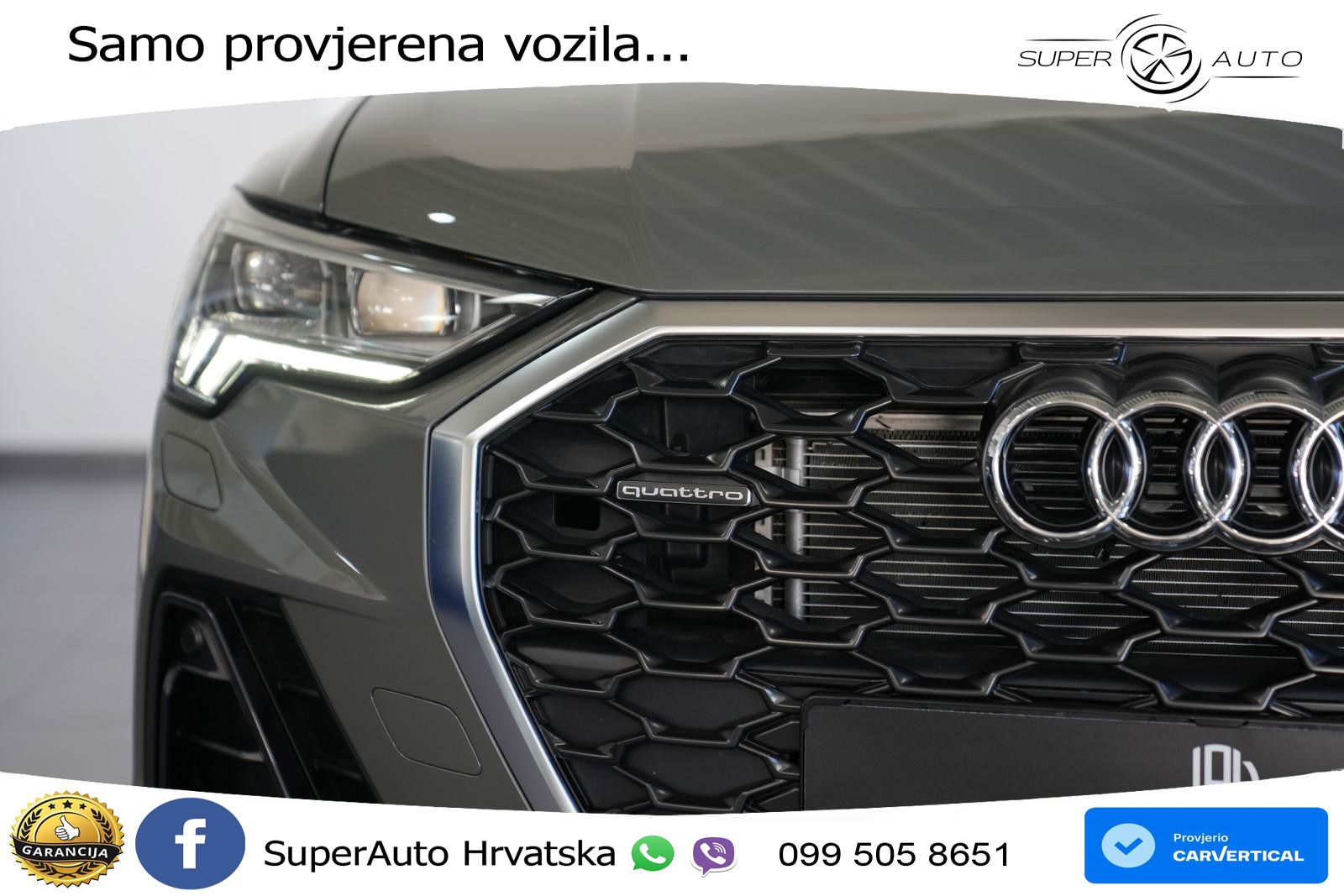 Audi Q3 Sportback 35 TDI (150 KS) quattro S tronic MATRIX+GR SJED+KAM