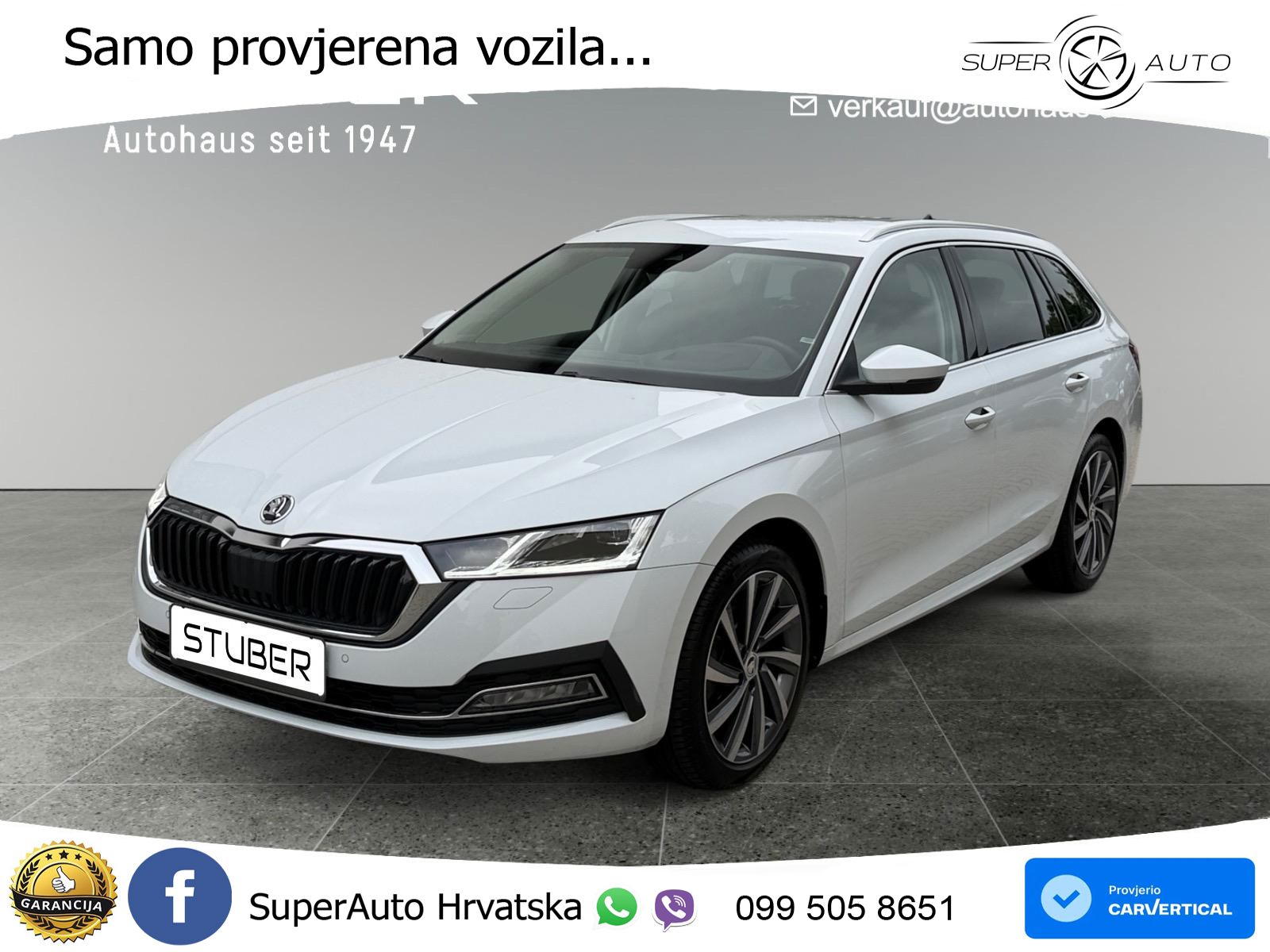 Škoda Octavia Combi 1.5 TSI EVO e-TEC (150 KS) DSG LED+GR SJED+ACC