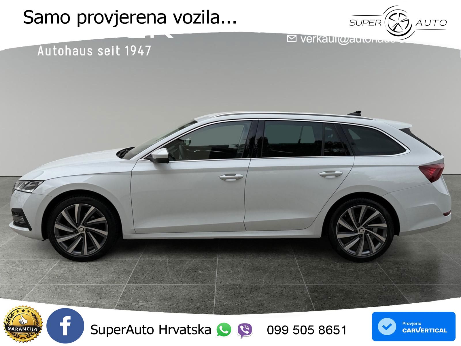 Škoda Octavia Combi 1.5 TSI EVO e-TEC (150 KS) DSG LED+GR SJED+ACC