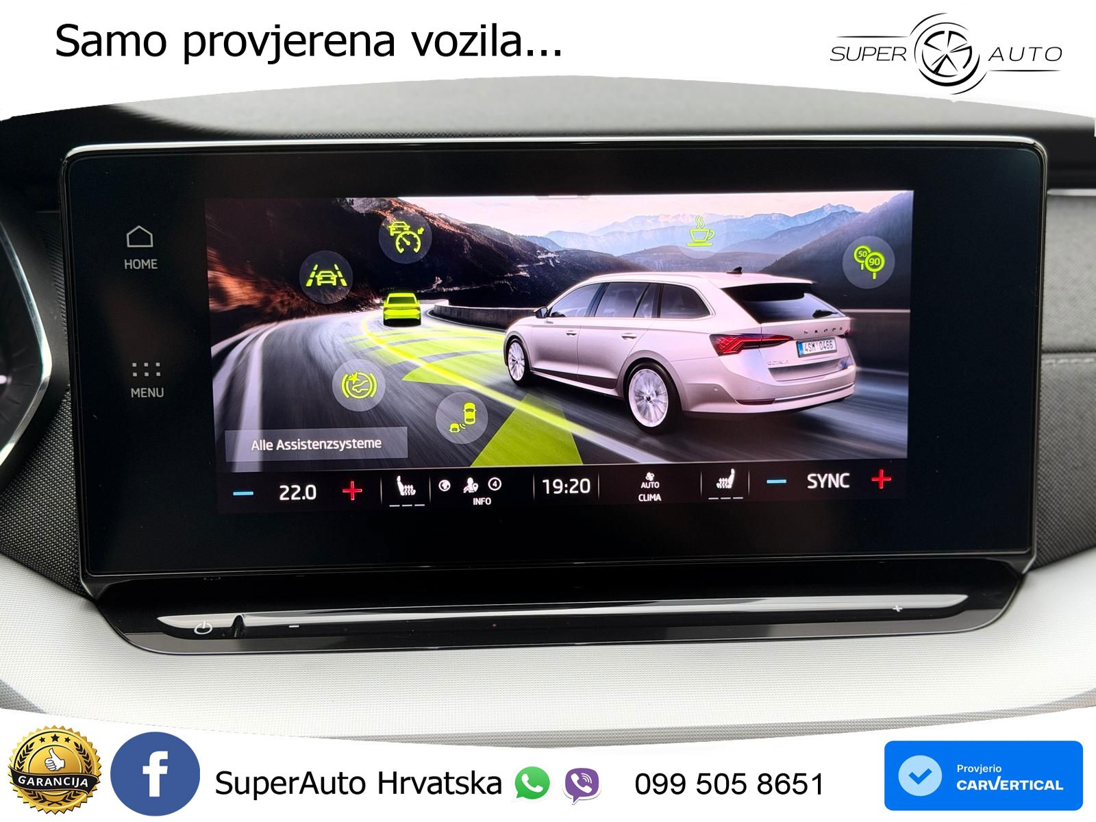 Škoda Octavia Combi 1.5 TSI EVO e-TEC (150 KS) DSG LED+GR SJED+ACC