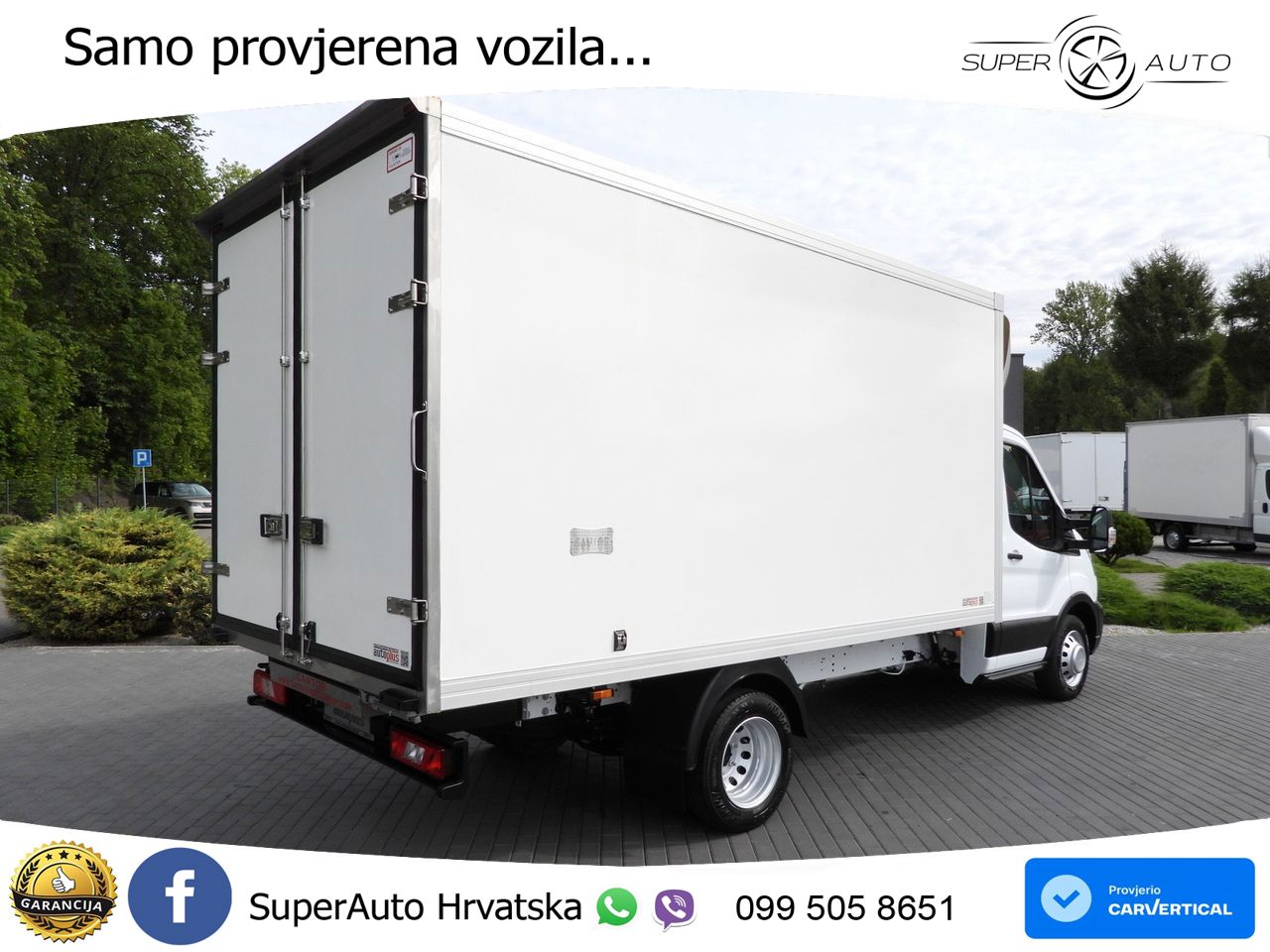 Ford TRANSIT KÜHLKOFFER 0C 8 PALETTEN STROMVERSORGUNG 165 KS