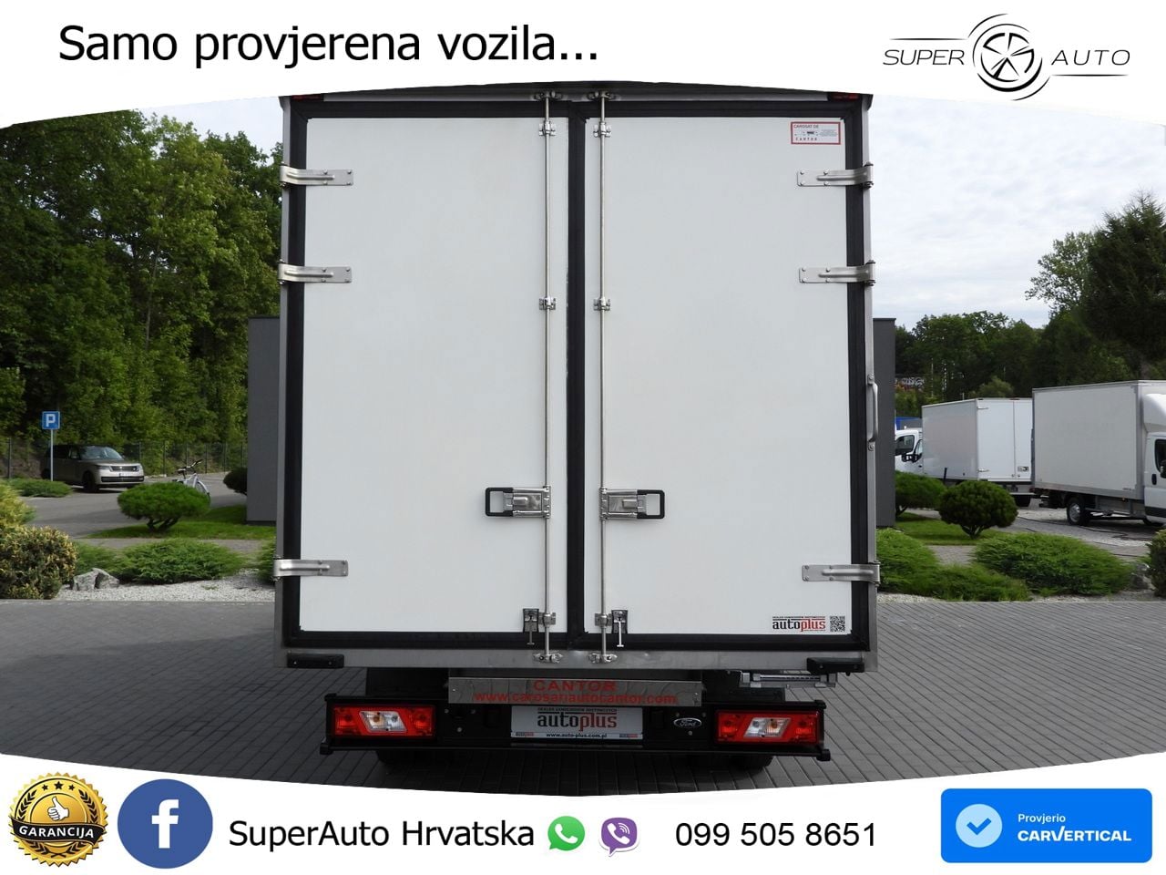 Ford TRANSIT KÜHLKOFFER 0C 8 PALETTEN STROMVERSORGUNG 165 KS