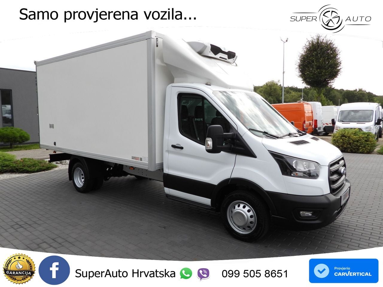 Ford TRANSIT KÜHLKOFFER 0C 8 PALETTEN STROMVERSORGUNG 165 KS