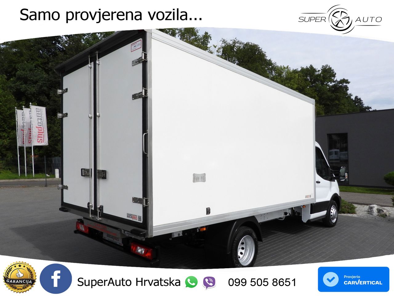 Ford TRANSIT KÜHLKOFFER 0C 8 PALETTEN STROMVERSORGUNG 165 KS