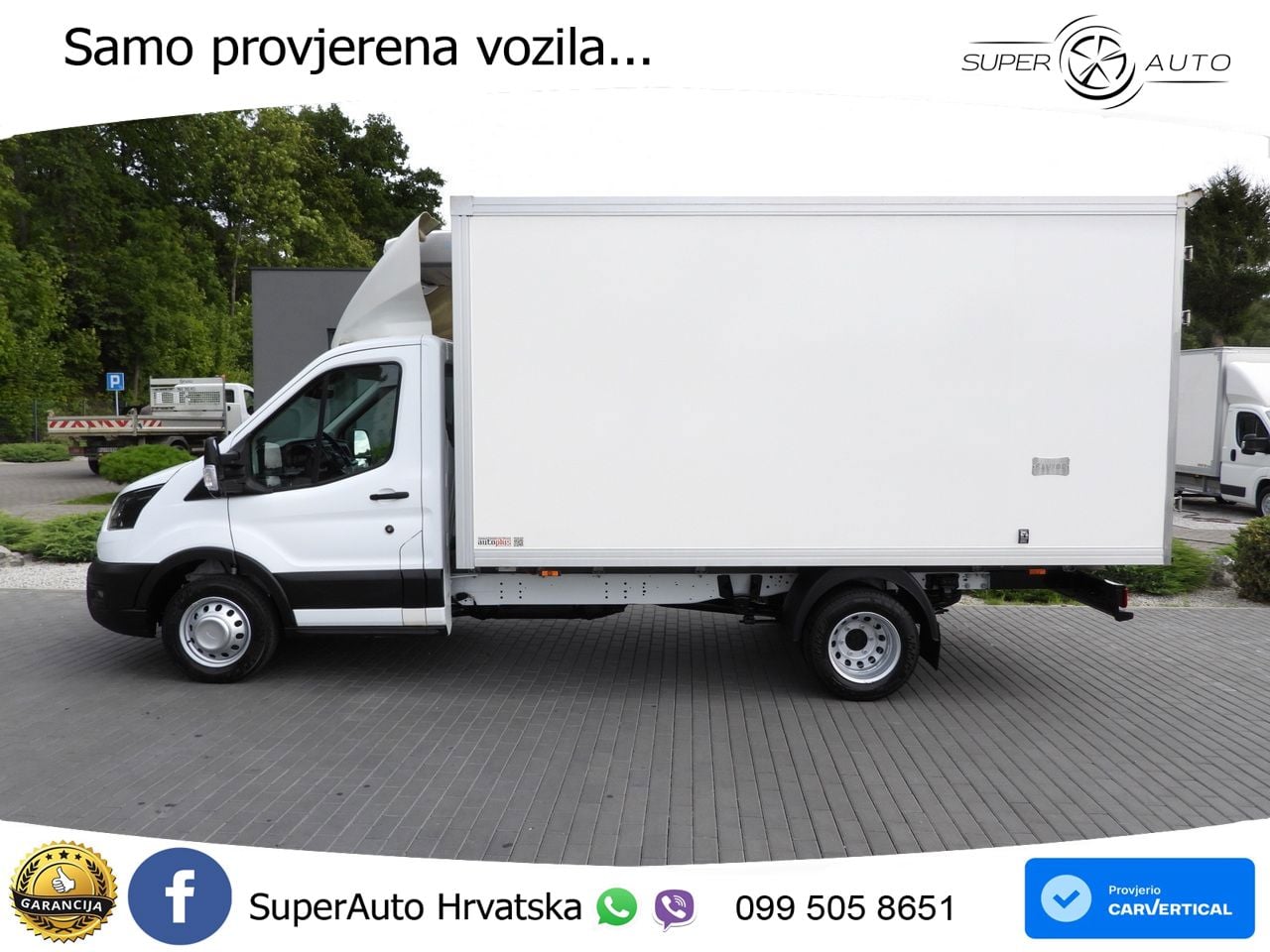 Ford TRANSIT KÜHLKOFFER 0C 8 PALETTEN STROMVERSORGUNG 165 KS