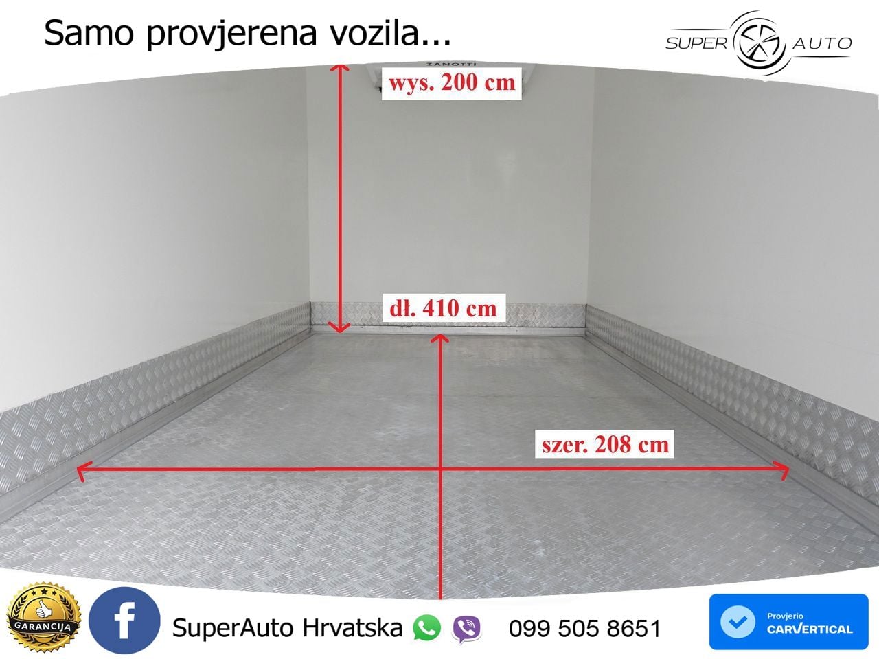 Ford TRANSIT KÜHLKOFFER 0C 8 PALETTEN STROMVERSORGUNG 165 KS