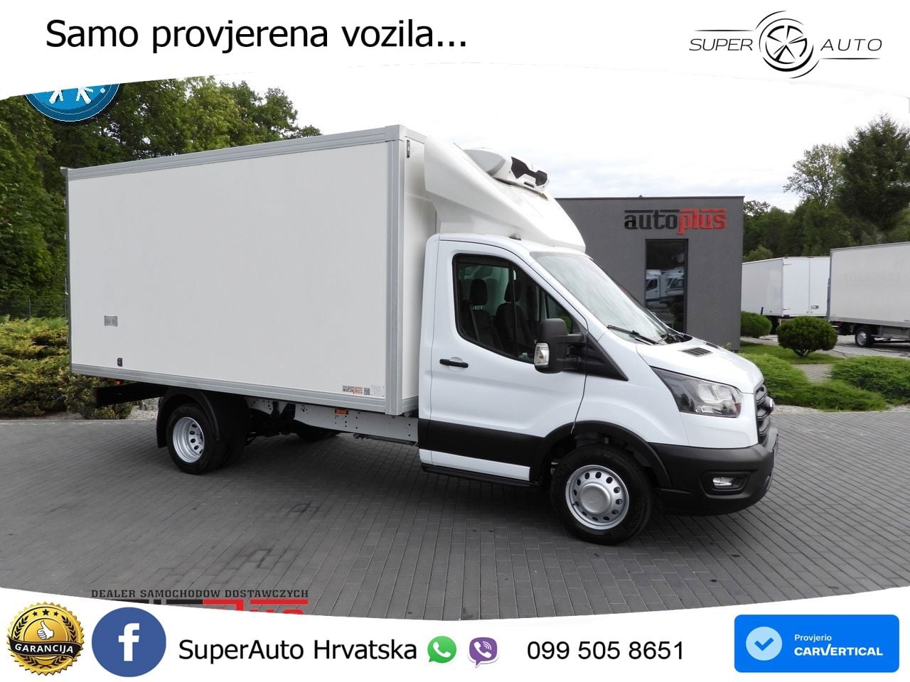 Ford TRANSIT KÜHLKOFFER 0C 8 PALETTEN STROMVERSORGUNG 165 KS