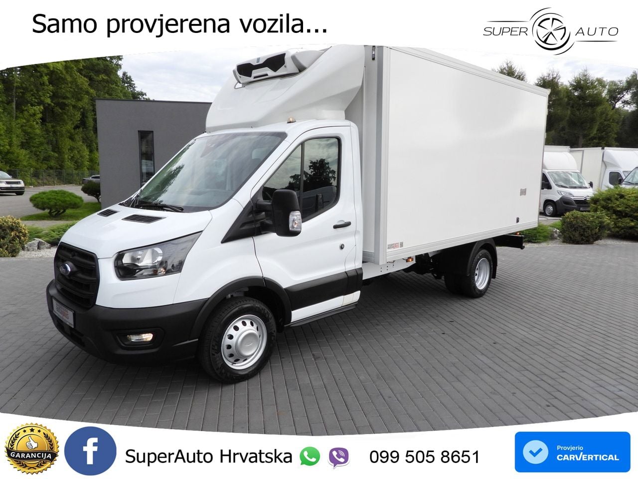 Ford TRANSIT KÜHLKOFFER 0C 8 PALETTEN STROMVERSORGUNG 165 KS