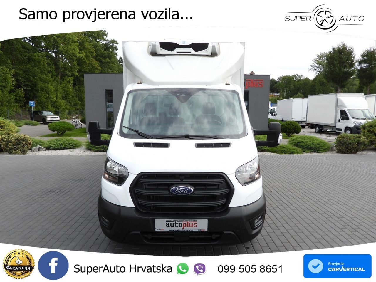 Ford TRANSIT KÜHLKOFFER 0C 8 PALETTEN STROMVERSORGUNG 165 KS