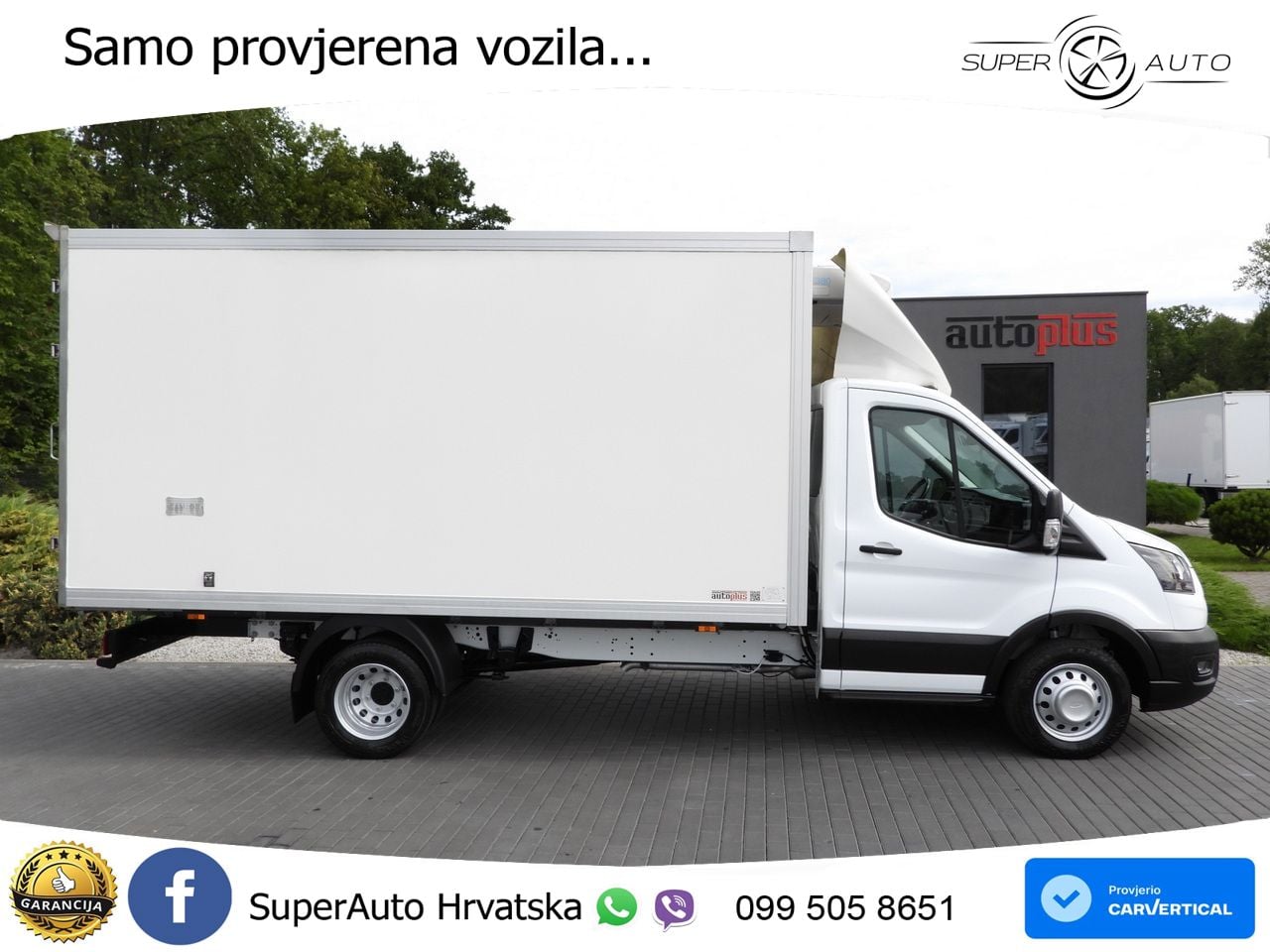 Ford TRANSIT KÜHLKOFFER 0C 8 PALETTEN STROMVERSORGUNG 165 KS