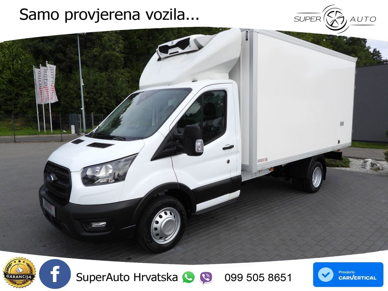 Ford TRANSIT KÜHLKOFFER 0C 8 PALETTEN STROMVERSORGUNG 165 KS