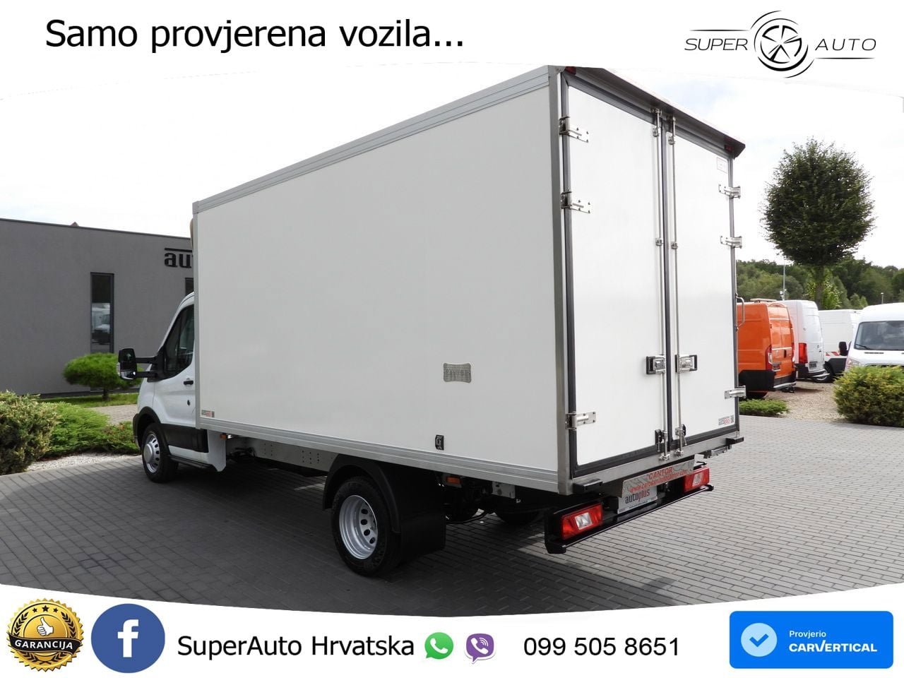 Ford TRANSIT KÜHLKOFFER 0C 8 PALETTEN STROMVERSORGUNG 165 KS