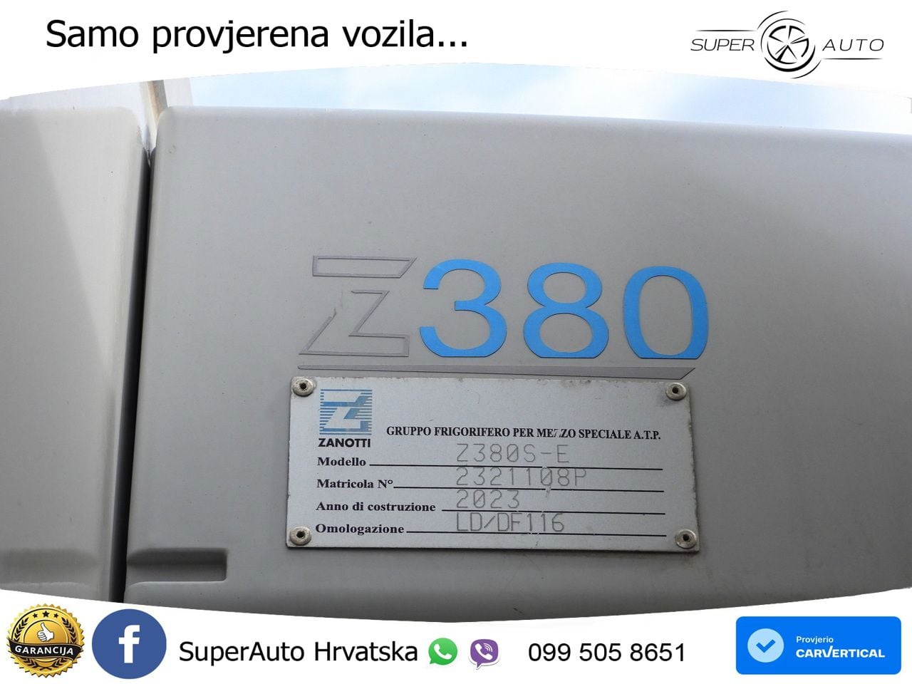 Ford TRANSIT KÜHLKOFFER 0C 8 PALETTEN STROMVERSORGUNG 165 KS