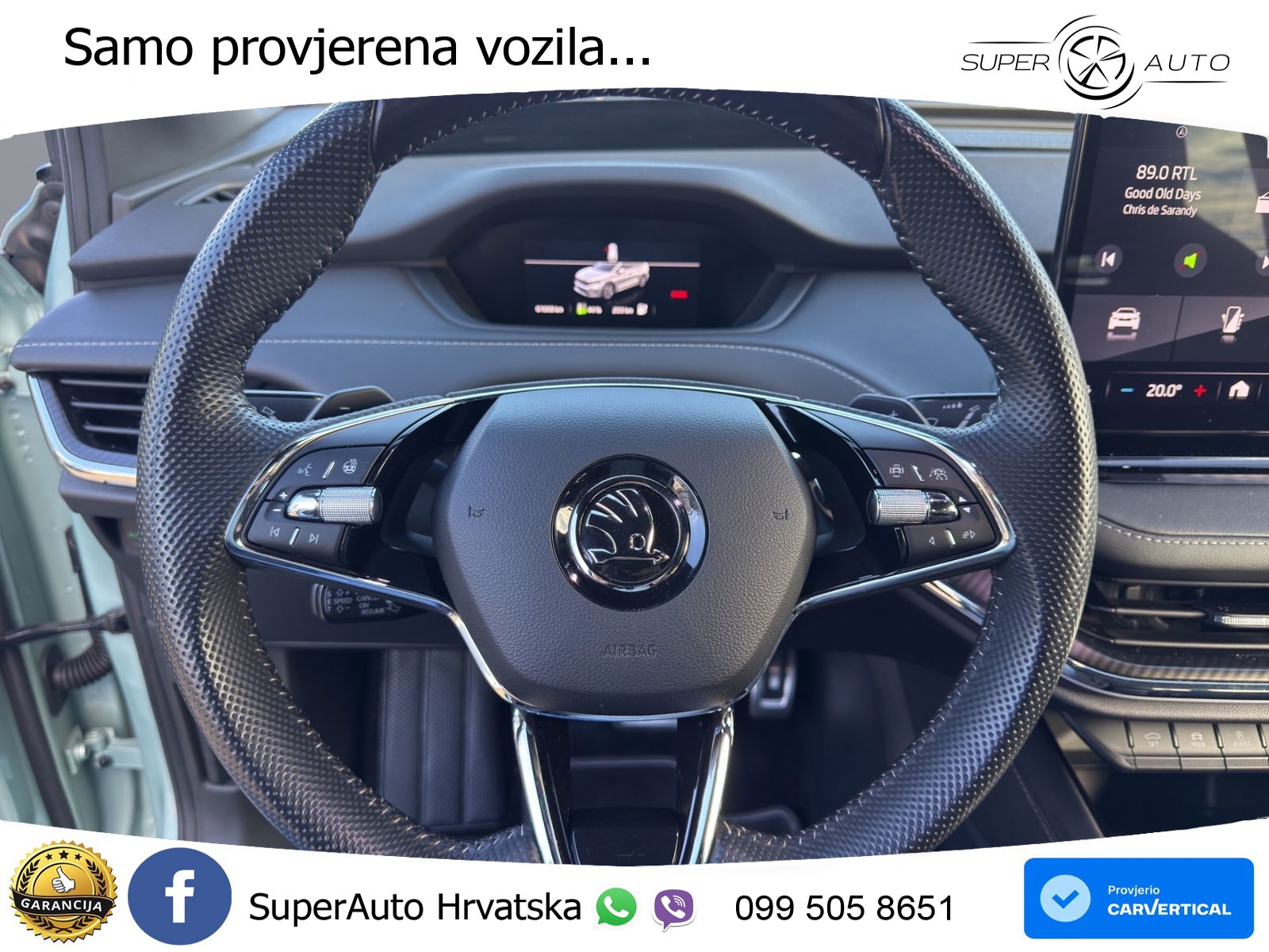 Škoda Enyaq iV 80 82 kWh (204 KS) SportLine LED+GR SJED+ACC