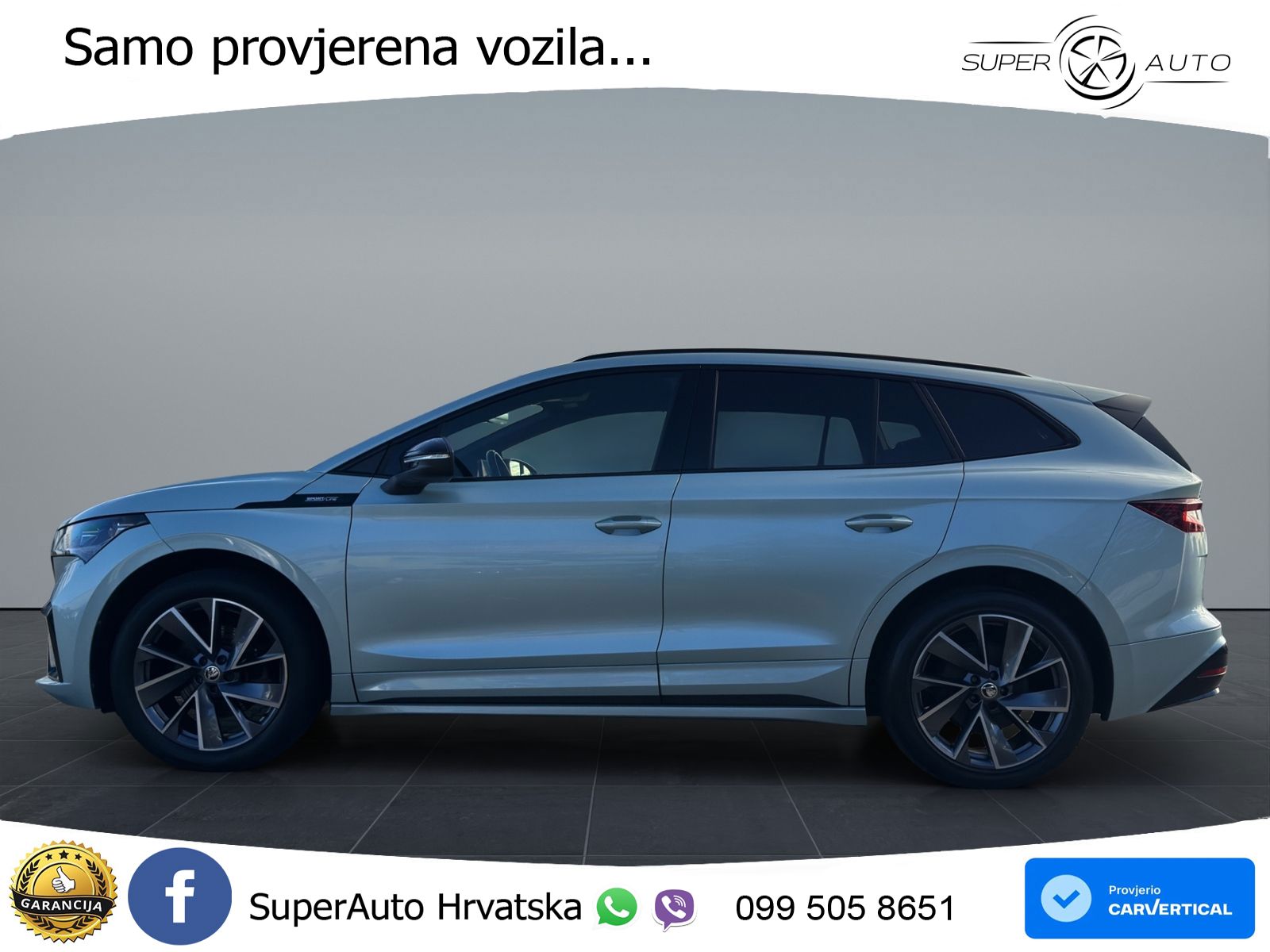 Škoda Enyaq iV 80 82 kWh (204 KS) SportLine LED+GR SJED+ACC