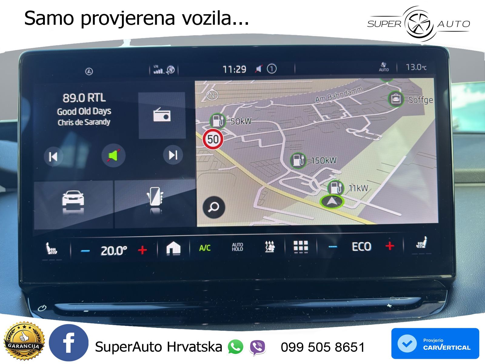Škoda Enyaq iV 80 82 kWh (204 KS) SportLine LED+GR SJED+ACC