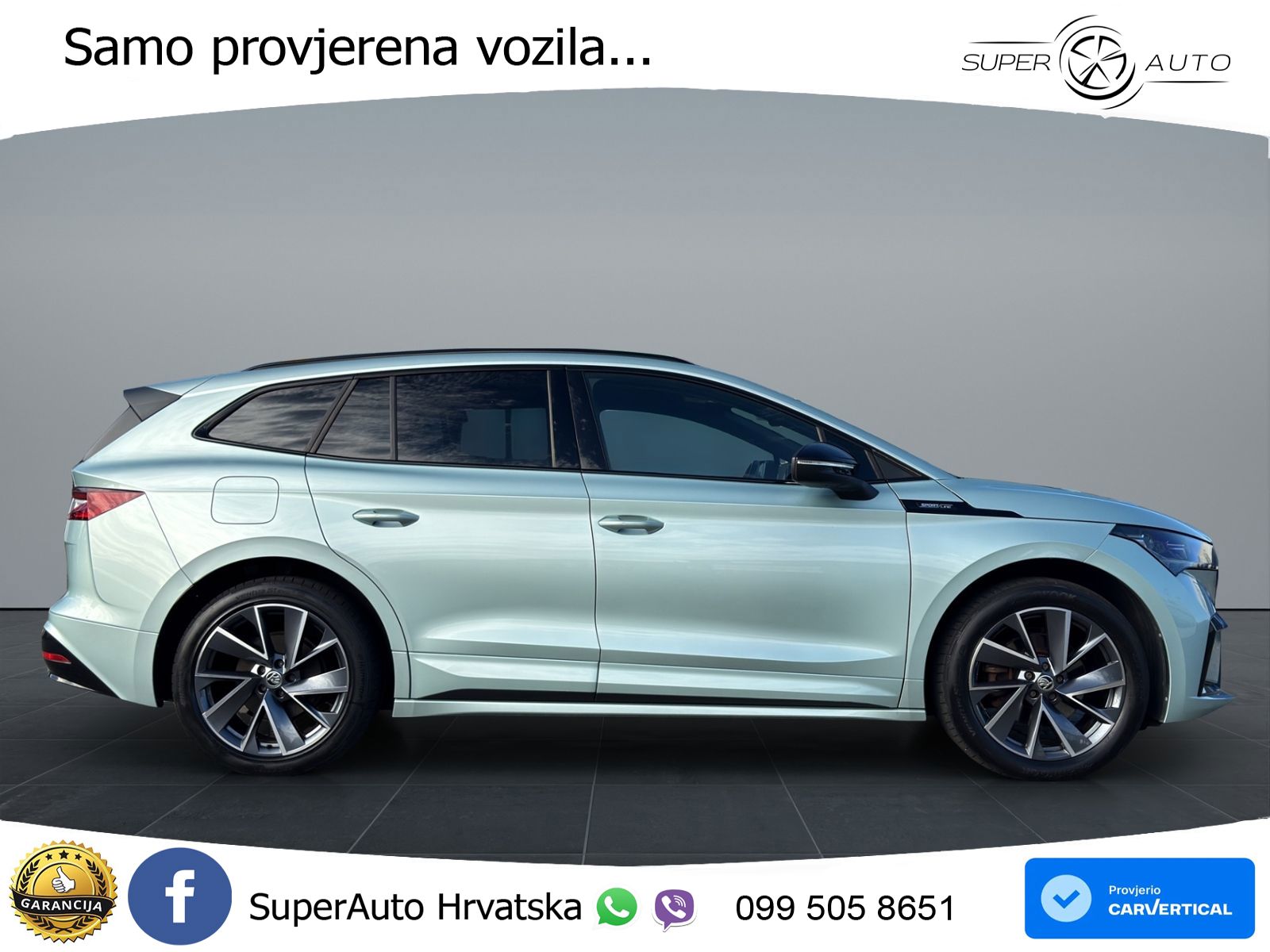 Škoda Enyaq iV 80 82 kWh (204 KS) SportLine LED+GR SJED+ACC