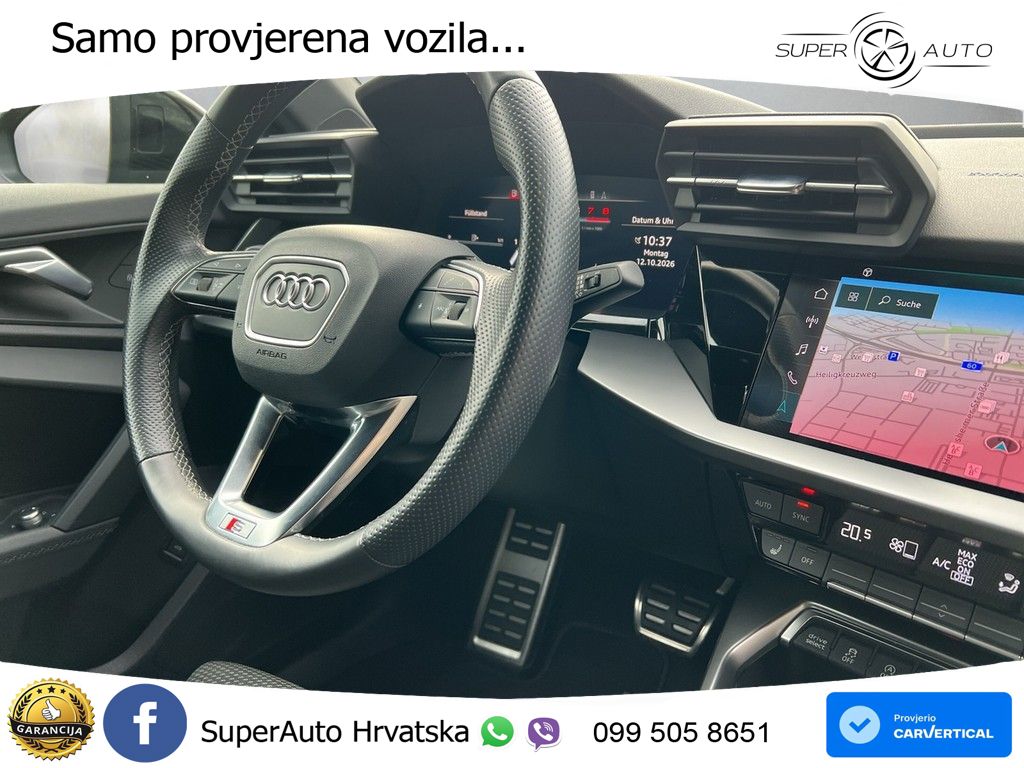 Audi A3 35 TFSI (150 KS) S tronic S line LED+GR SJED+ACC