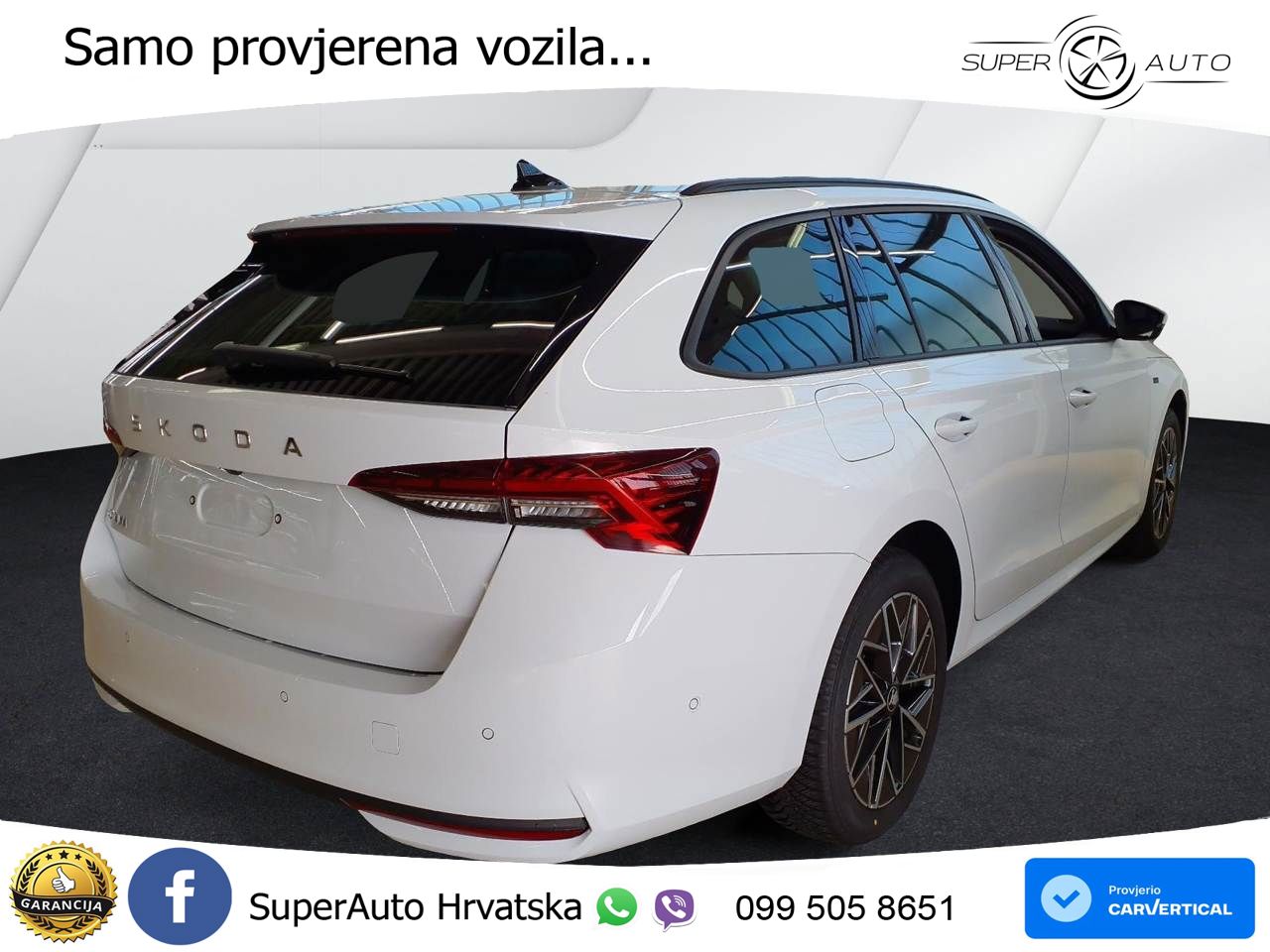Škoda Octavia Combi 2.0 TDI (150 KS) DSG LED+GR SJED+ACC