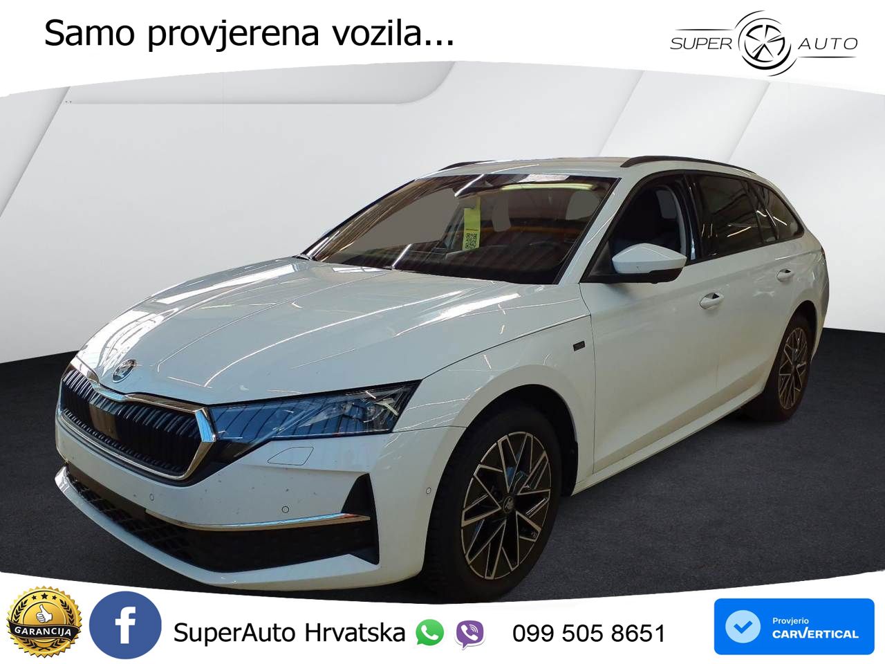 Škoda Octavia Combi 2.0 TDI (150 KS) DSG LED+GR SJED+ACC