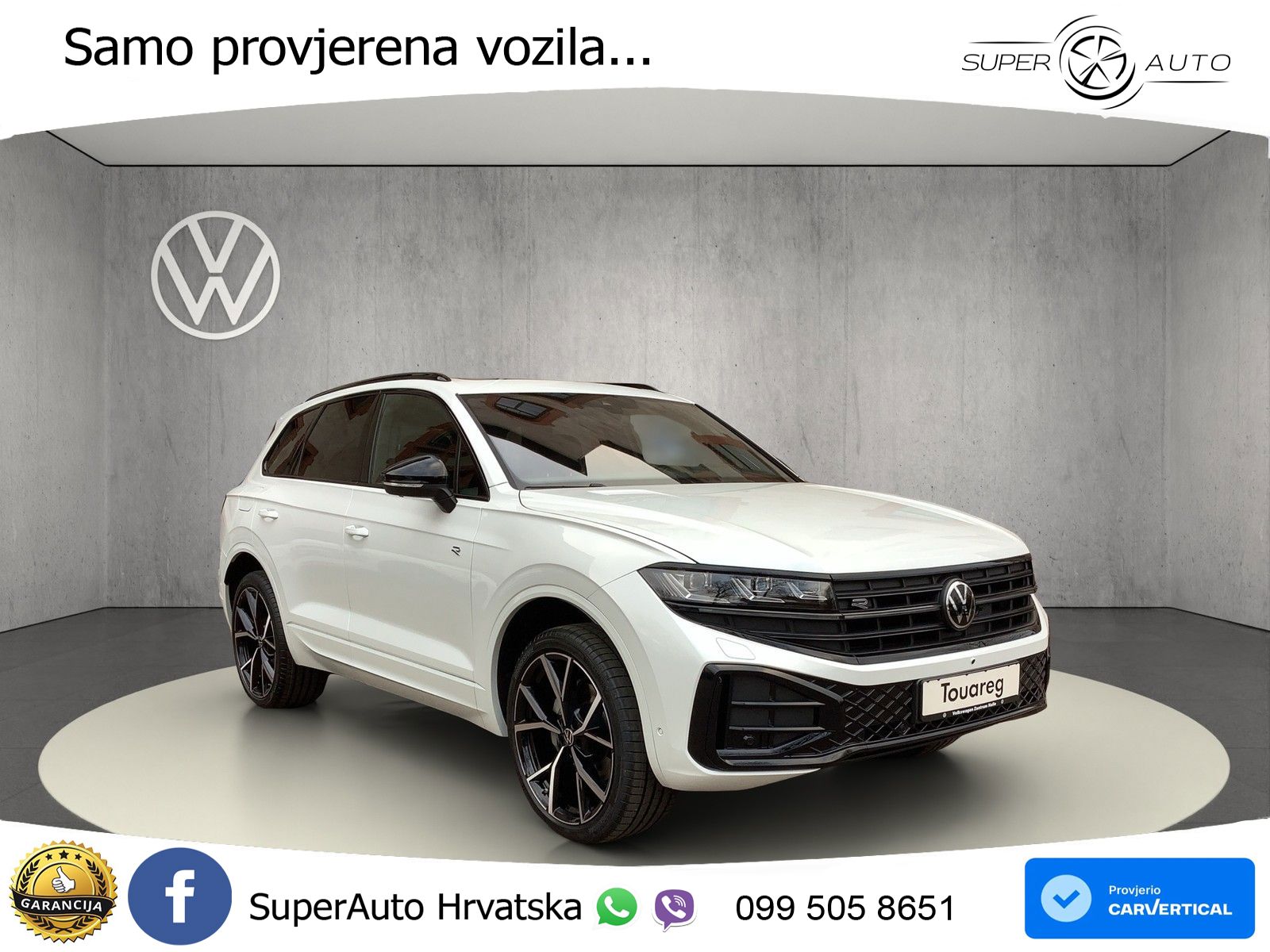 Volkswagen Touareg 3.0 V6 TDI (286 KS) 4MOTION Tiptronic ZRAČNI+ACC+GR SJED+KAM+PANO