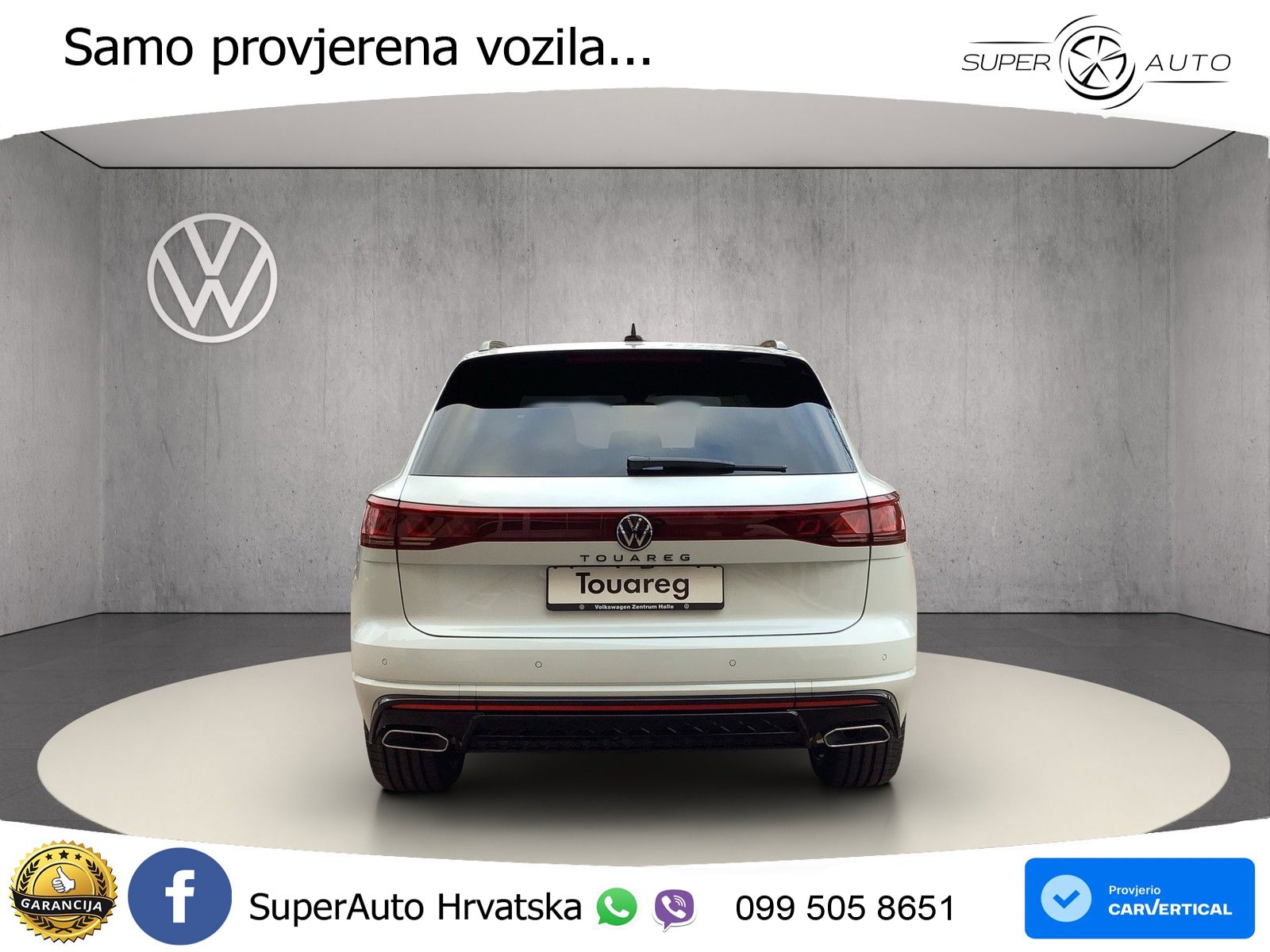Volkswagen Touareg 3.0 V6 TDI (286 KS) 4MOTION Tiptronic ZRAČNI+ACC+GR SJED+KAM+PANO